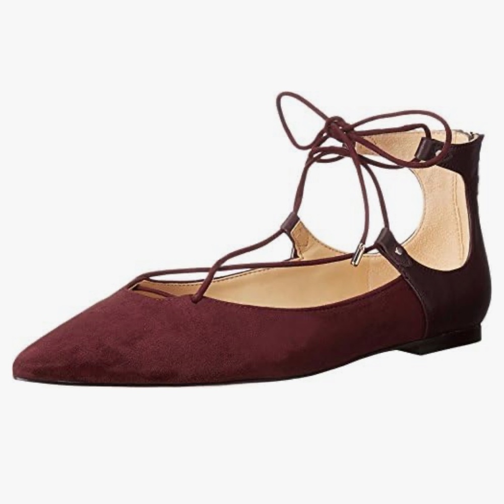 Sam Edelman Burgundy Lace-Up‎ Women's Shoes
